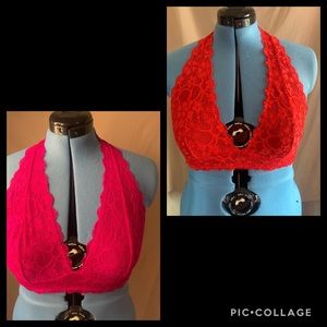 2 Free People Bralettes